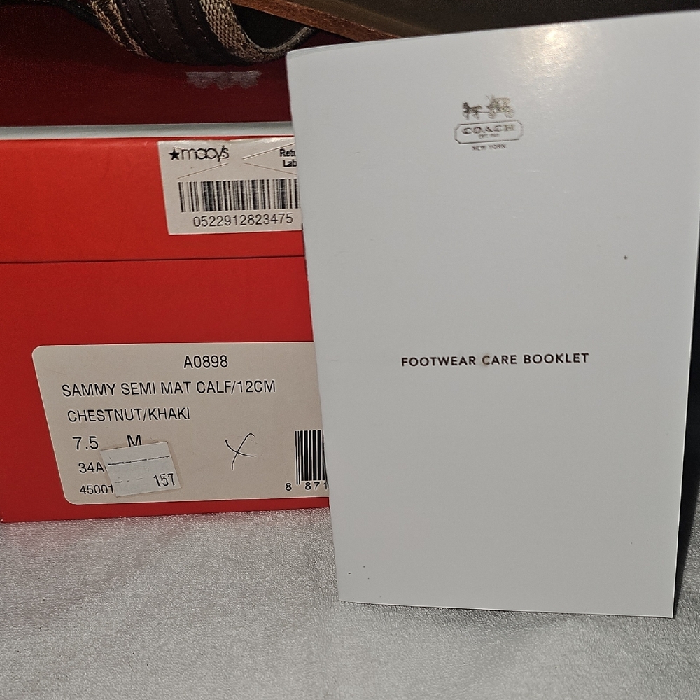 Coach Brown Sandals size 7 1/2 - Picture 2 of 5